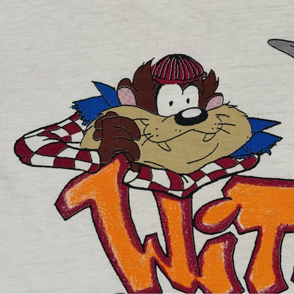 Vintage LOONEY TUNES Shirt Mens Size XL Front & Back Graphic Rare Tee Shirt - Picture 11 of 16